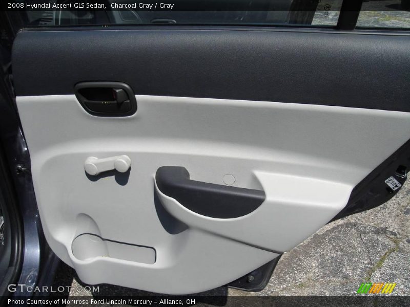Charcoal Gray / Gray 2008 Hyundai Accent GLS Sedan