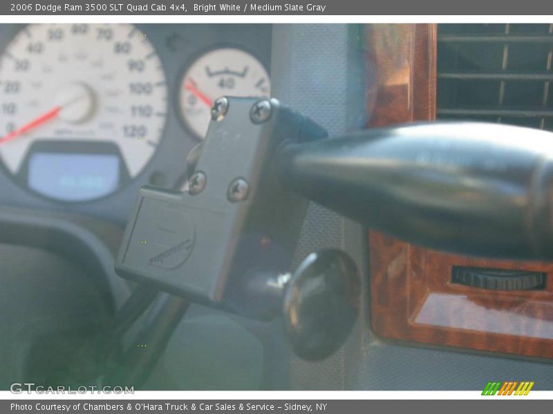 Bright White / Medium Slate Gray 2006 Dodge Ram 3500 SLT Quad Cab 4x4