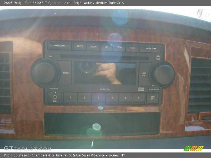 Bright White / Medium Slate Gray 2006 Dodge Ram 3500 SLT Quad Cab 4x4
