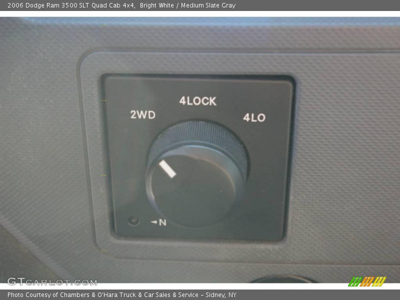 Bright White / Medium Slate Gray 2006 Dodge Ram 3500 SLT Quad Cab 4x4