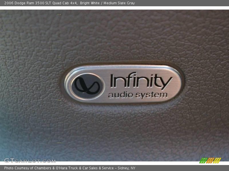 Bright White / Medium Slate Gray 2006 Dodge Ram 3500 SLT Quad Cab 4x4