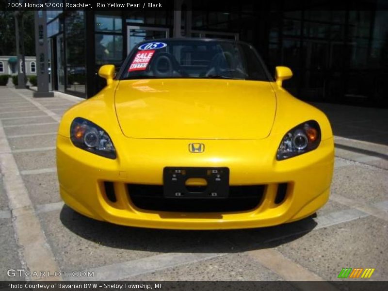 Rio Yellow Pearl / Black 2005 Honda S2000 Roadster