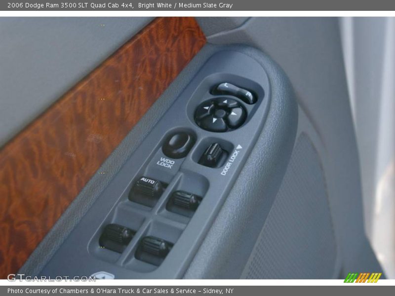 Bright White / Medium Slate Gray 2006 Dodge Ram 3500 SLT Quad Cab 4x4
