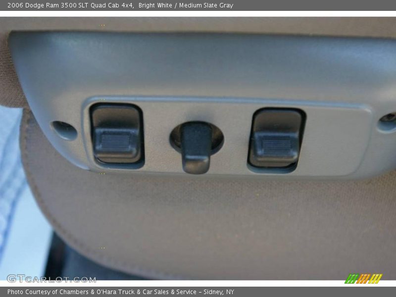 Bright White / Medium Slate Gray 2006 Dodge Ram 3500 SLT Quad Cab 4x4