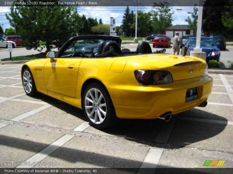 Rio Yellow Pearl / Black 2005 Honda S2000 Roadster