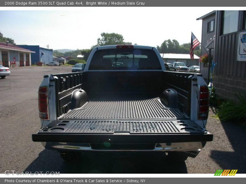 Bright White / Medium Slate Gray 2006 Dodge Ram 3500 SLT Quad Cab 4x4