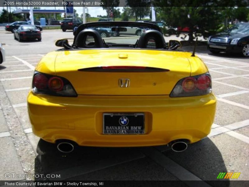 Rio Yellow Pearl / Black 2005 Honda S2000 Roadster