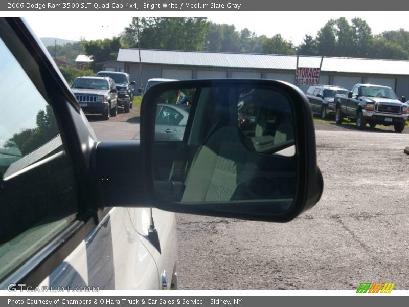Bright White / Medium Slate Gray 2006 Dodge Ram 3500 SLT Quad Cab 4x4