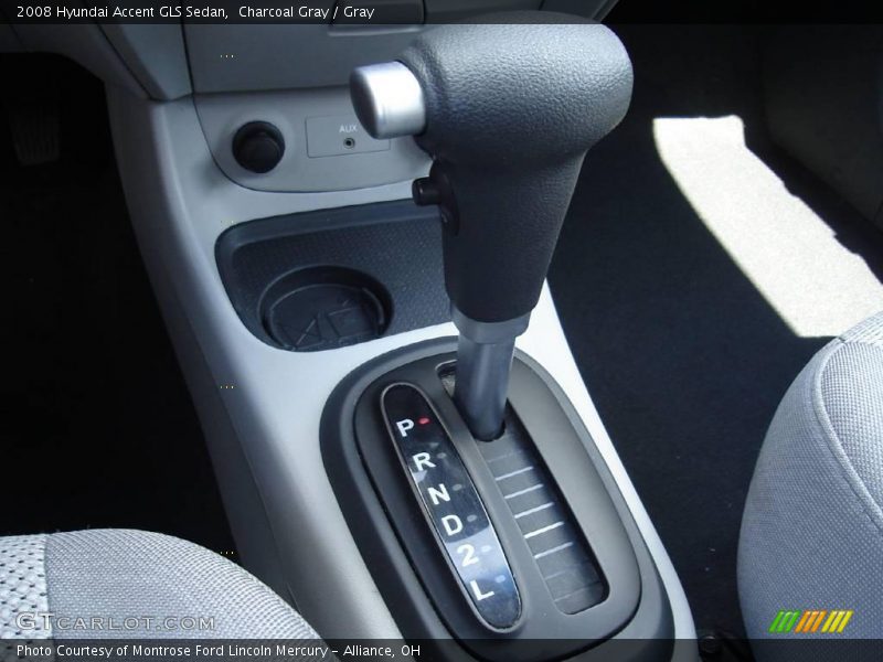 Charcoal Gray / Gray 2008 Hyundai Accent GLS Sedan