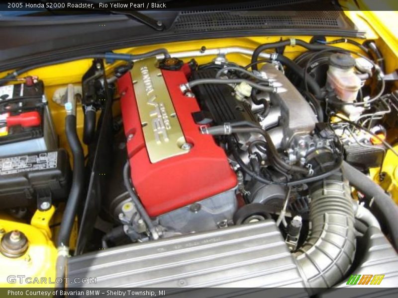 Rio Yellow Pearl / Black 2005 Honda S2000 Roadster