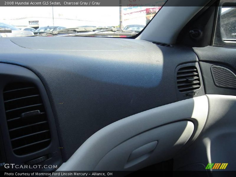 Charcoal Gray / Gray 2008 Hyundai Accent GLS Sedan