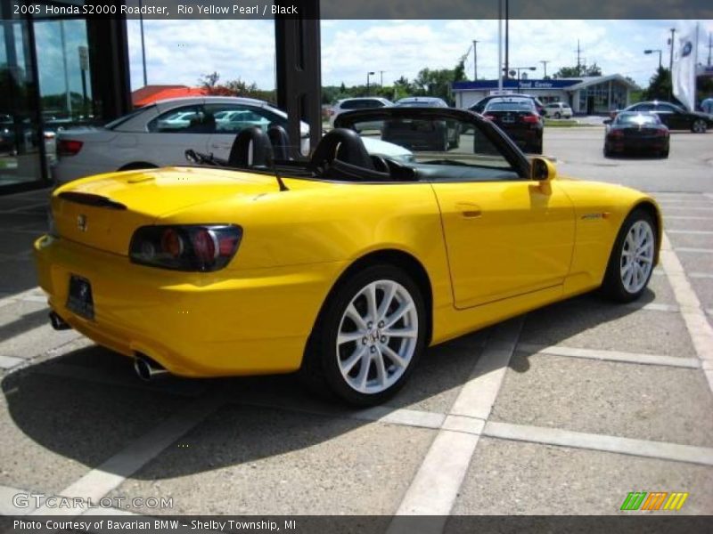 Rio Yellow Pearl / Black 2005 Honda S2000 Roadster