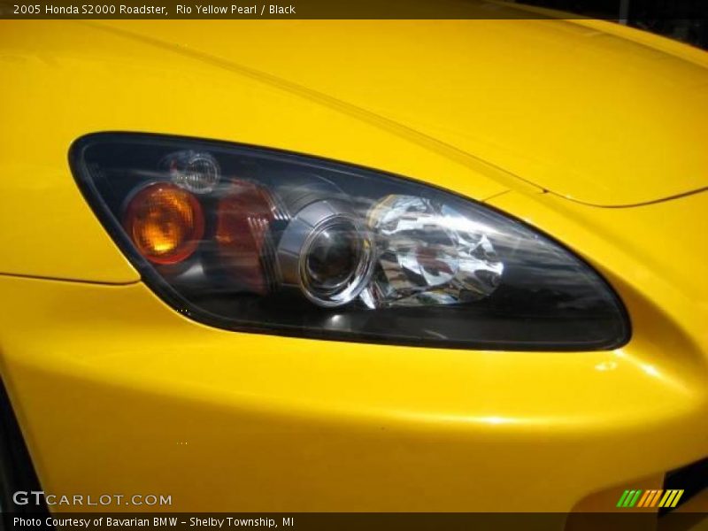Rio Yellow Pearl / Black 2005 Honda S2000 Roadster