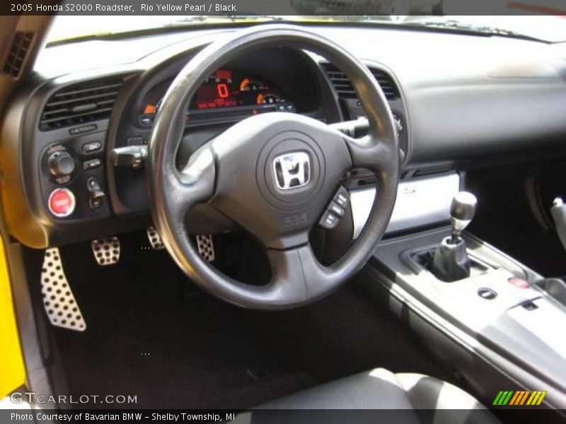 Rio Yellow Pearl / Black 2005 Honda S2000 Roadster