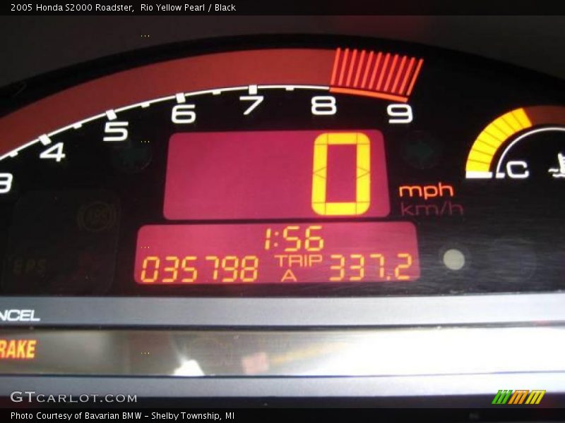 Rio Yellow Pearl / Black 2005 Honda S2000 Roadster