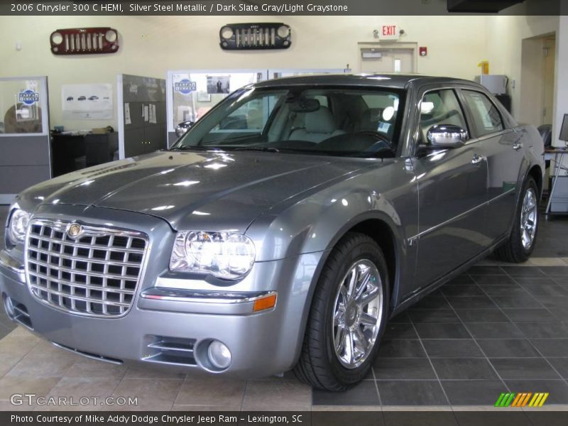 Silver Steel Metallic / Dark Slate Gray/Light Graystone 2006 Chrysler 300 C HEMI