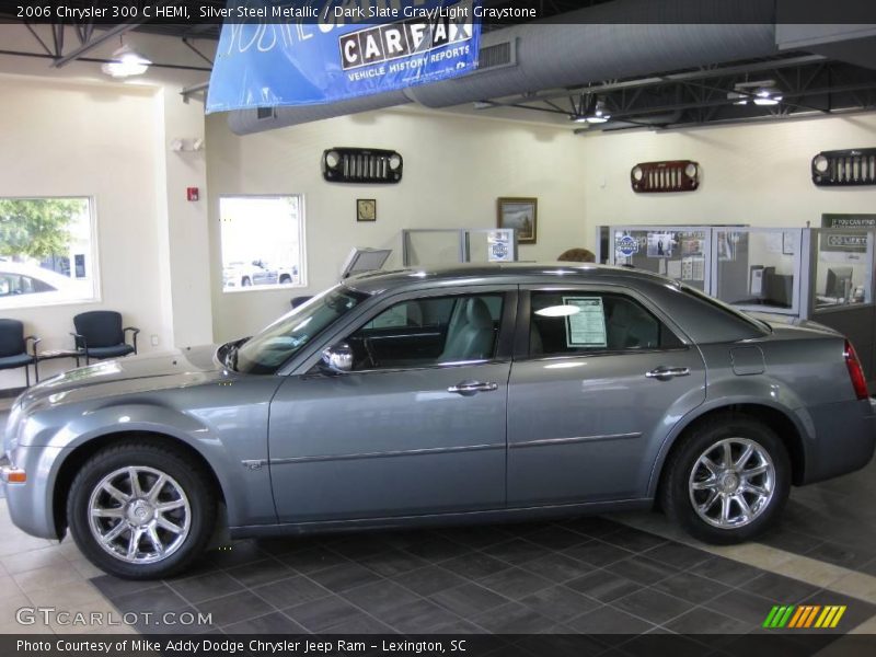 Silver Steel Metallic / Dark Slate Gray/Light Graystone 2006 Chrysler 300 C HEMI