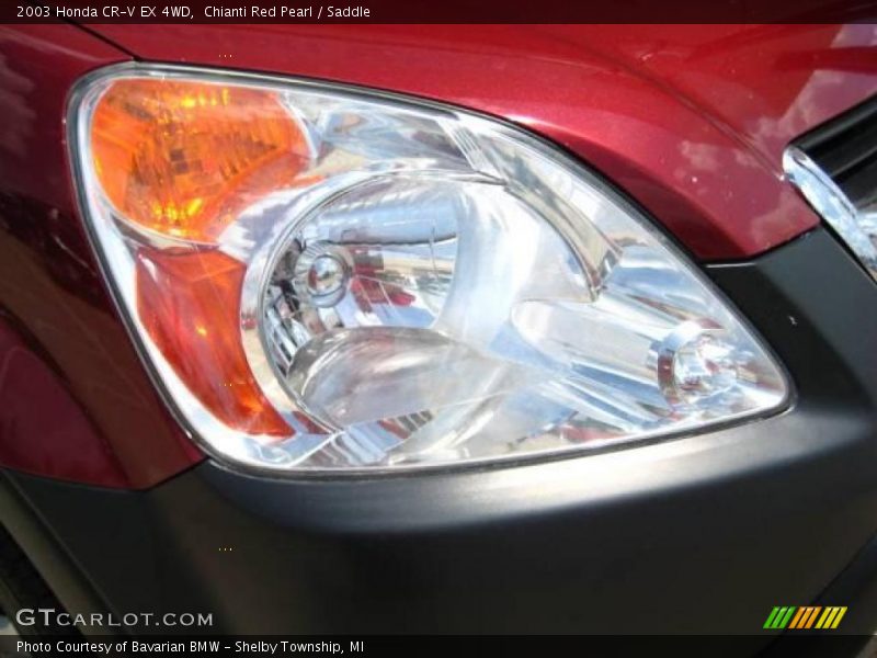 Chianti Red Pearl / Saddle 2003 Honda CR-V EX 4WD