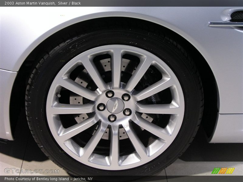 Silver / Black 2003 Aston Martin Vanquish