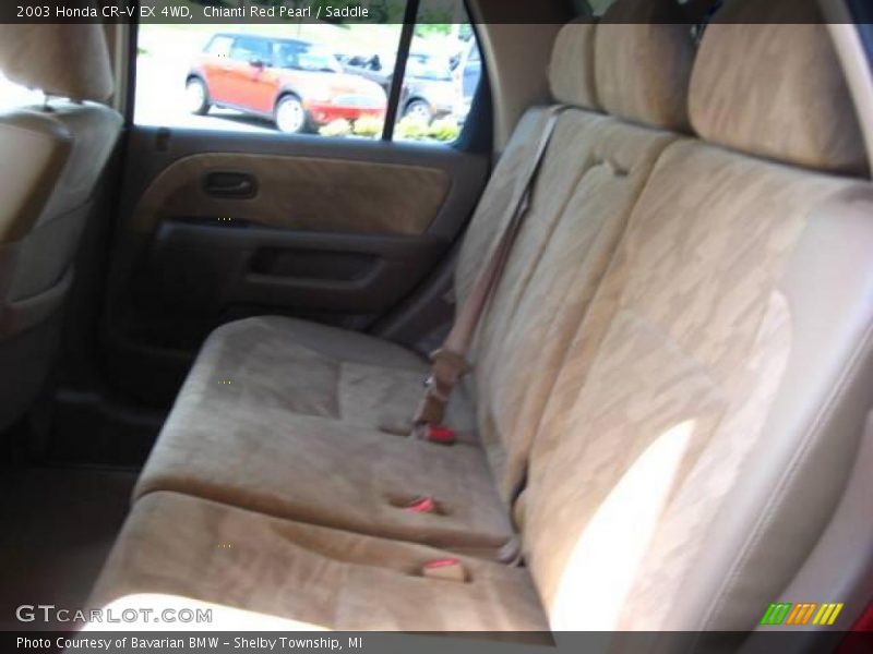 Chianti Red Pearl / Saddle 2003 Honda CR-V EX 4WD