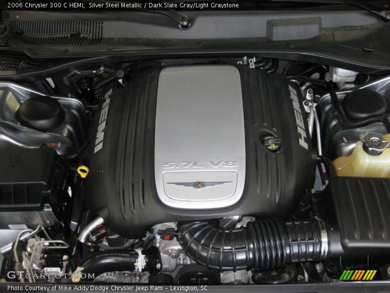 Silver Steel Metallic / Dark Slate Gray/Light Graystone 2006 Chrysler 300 C HEMI