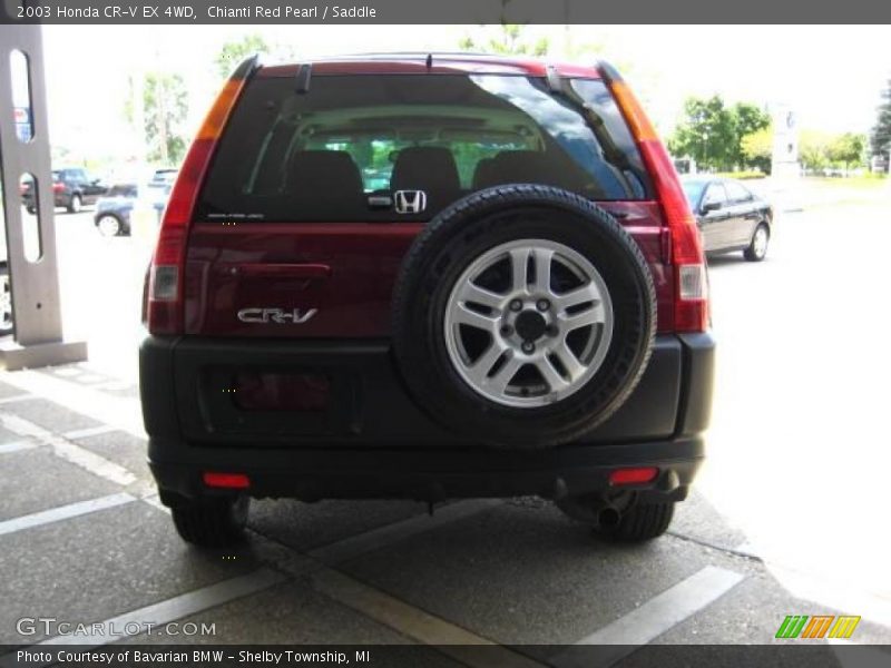 Chianti Red Pearl / Saddle 2003 Honda CR-V EX 4WD