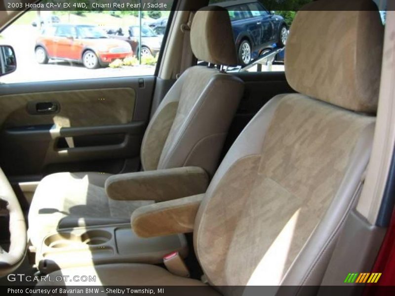Chianti Red Pearl / Saddle 2003 Honda CR-V EX 4WD