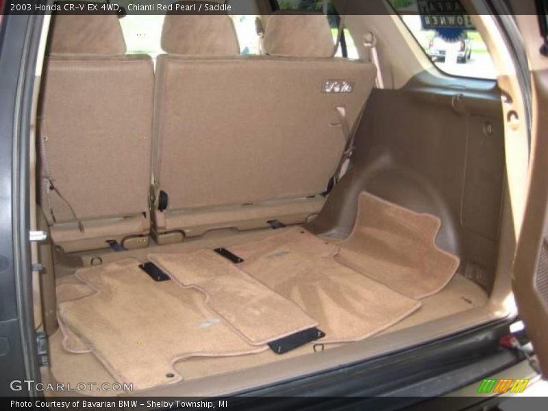 Chianti Red Pearl / Saddle 2003 Honda CR-V EX 4WD