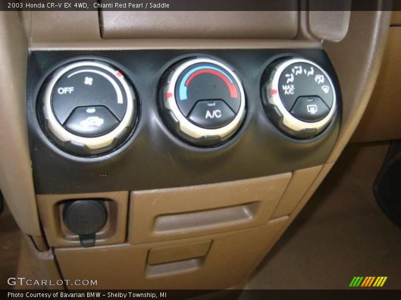 Chianti Red Pearl / Saddle 2003 Honda CR-V EX 4WD