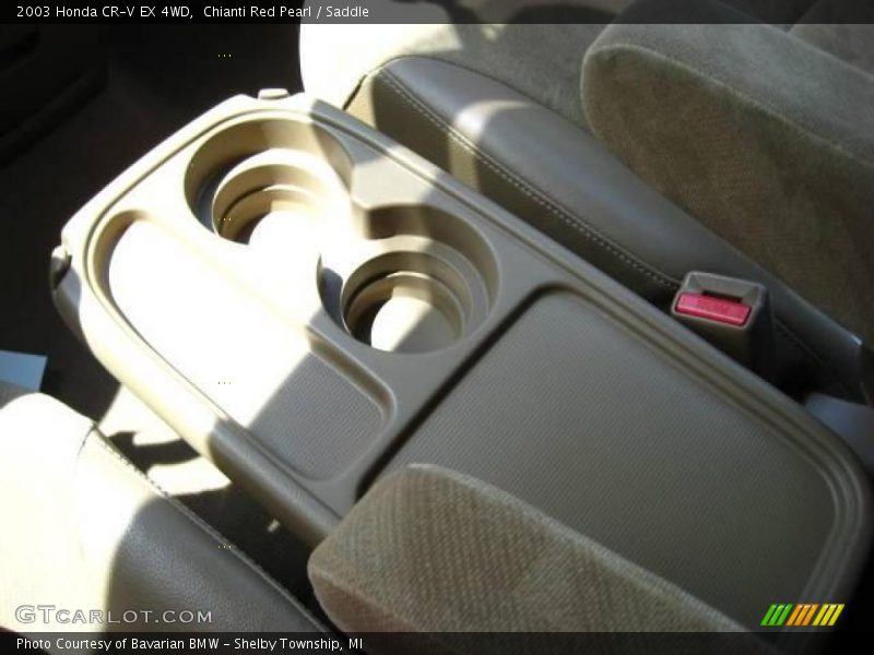 Chianti Red Pearl / Saddle 2003 Honda CR-V EX 4WD