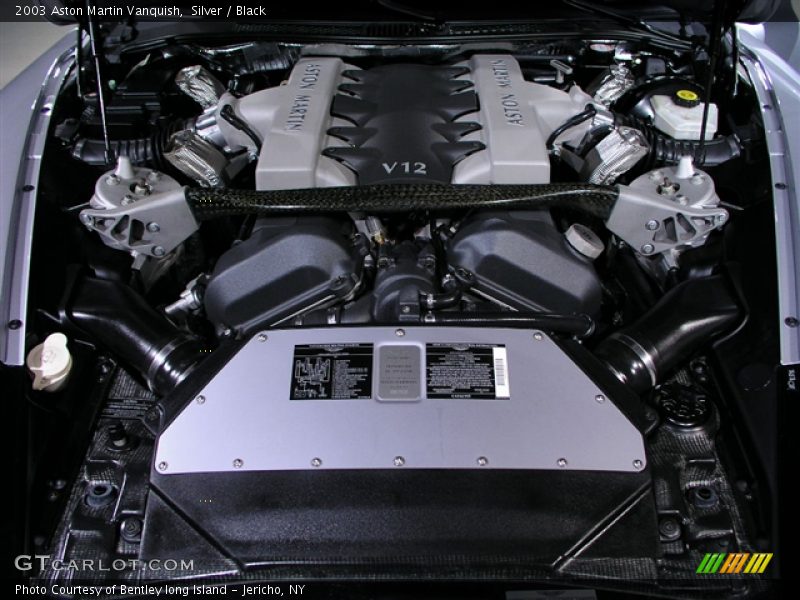 Silver / Black 2003 Aston Martin Vanquish