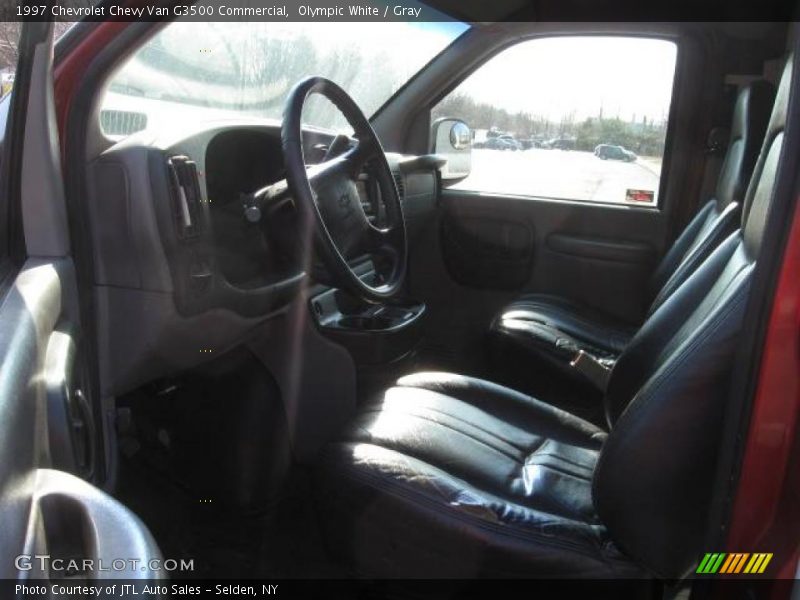 Olympic White / Gray 1997 Chevrolet Chevy Van G3500 Commercial