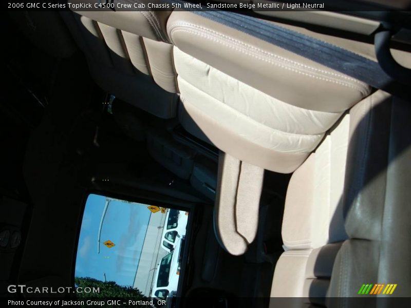 Sandstone Beige Metallic / Light Neutral 2006 GMC C Series TopKick C4500 Crew Cab Chassis 5th Wheel