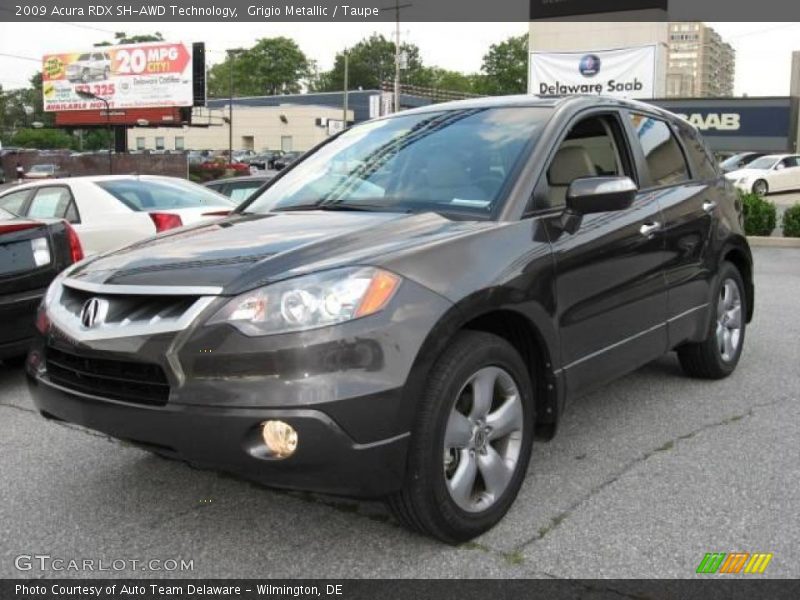 Grigio Metallic / Taupe 2009 Acura RDX SH-AWD Technology