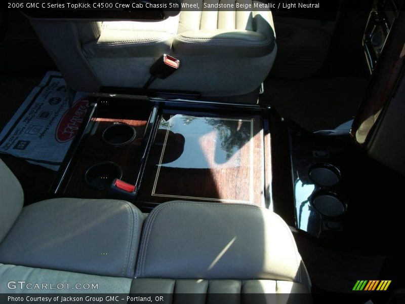 Sandstone Beige Metallic / Light Neutral 2006 GMC C Series TopKick C4500 Crew Cab Chassis 5th Wheel