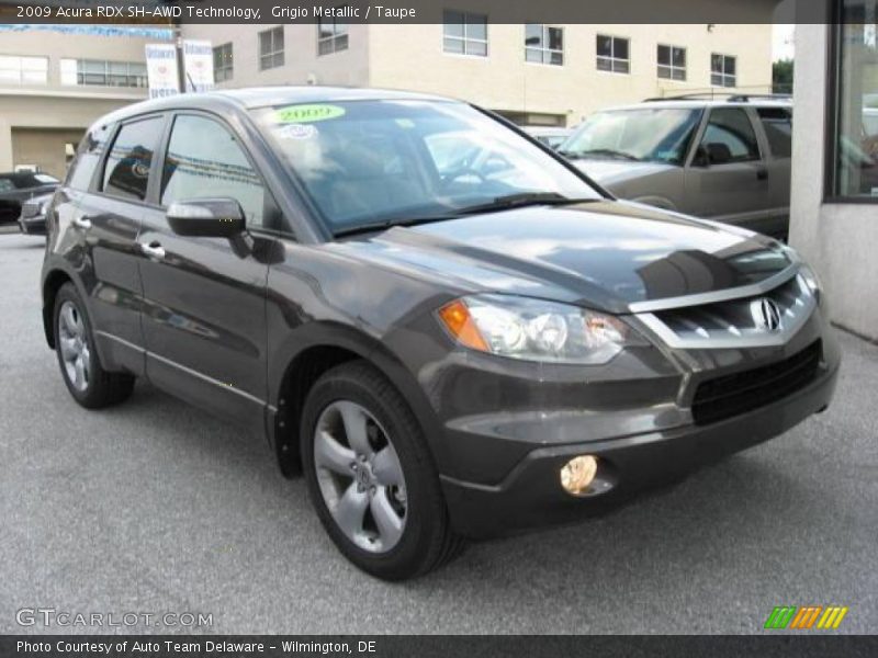 Grigio Metallic / Taupe 2009 Acura RDX SH-AWD Technology