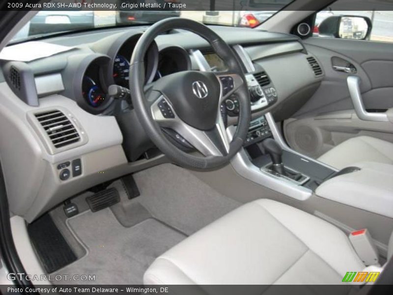 Grigio Metallic / Taupe 2009 Acura RDX SH-AWD Technology