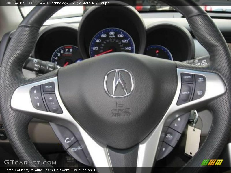 Grigio Metallic / Taupe 2009 Acura RDX SH-AWD Technology