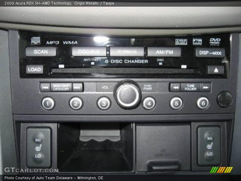 Grigio Metallic / Taupe 2009 Acura RDX SH-AWD Technology