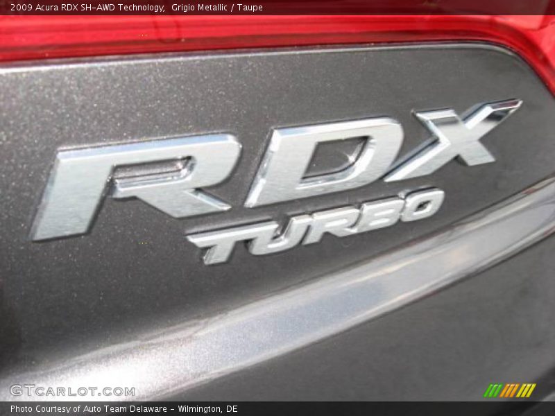 Grigio Metallic / Taupe 2009 Acura RDX SH-AWD Technology