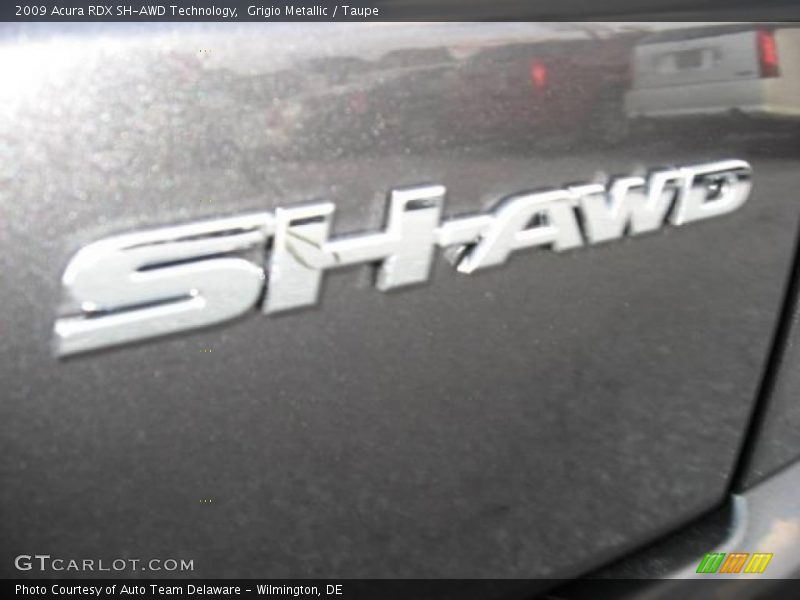 Grigio Metallic / Taupe 2009 Acura RDX SH-AWD Technology