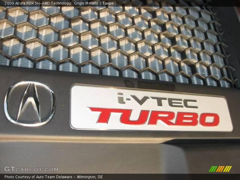 Grigio Metallic / Taupe 2009 Acura RDX SH-AWD Technology