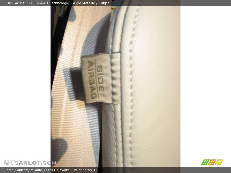 Grigio Metallic / Taupe 2009 Acura RDX SH-AWD Technology