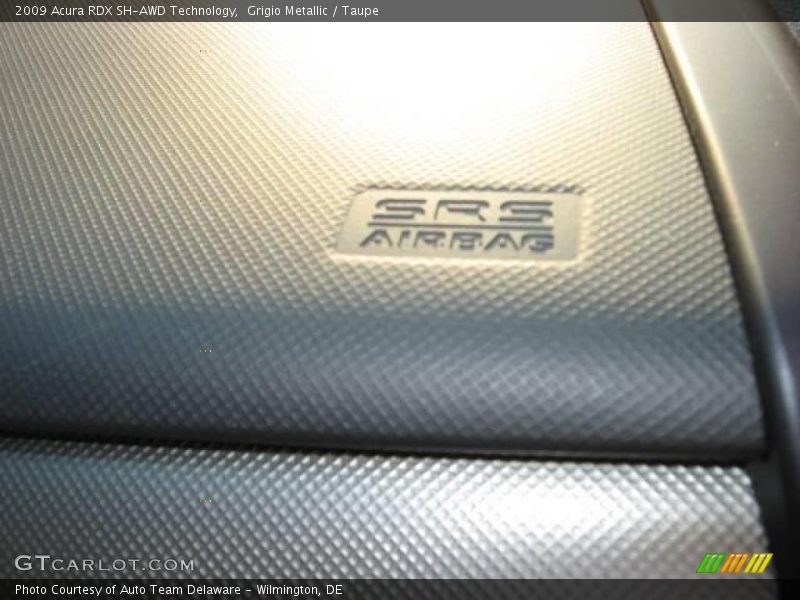 Grigio Metallic / Taupe 2009 Acura RDX SH-AWD Technology