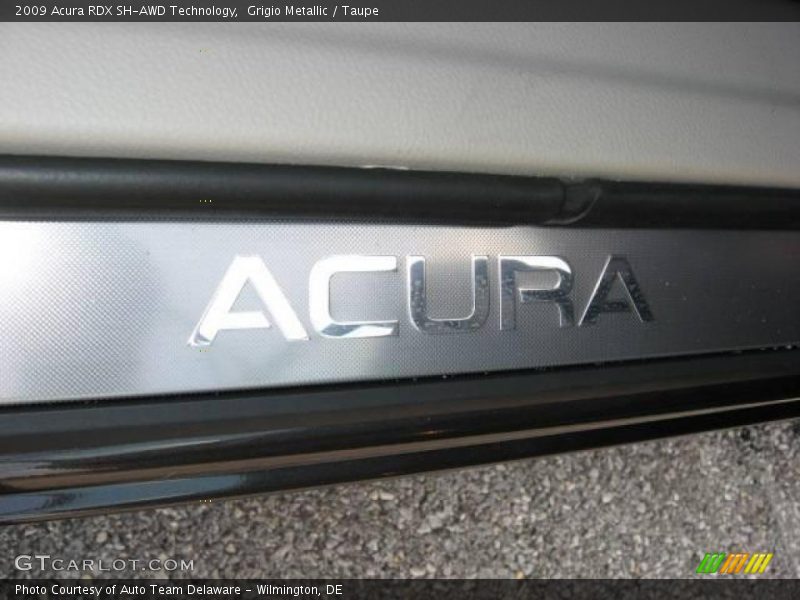 Grigio Metallic / Taupe 2009 Acura RDX SH-AWD Technology