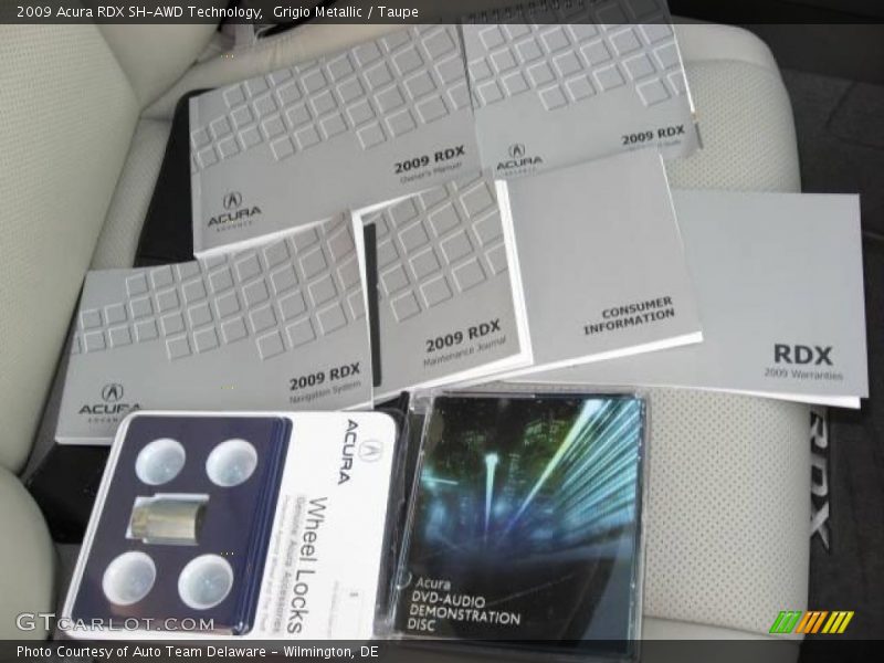 Grigio Metallic / Taupe 2009 Acura RDX SH-AWD Technology