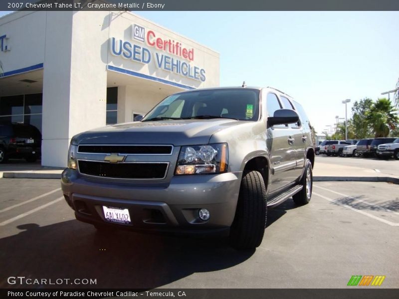 Graystone Metallic / Ebony 2007 Chevrolet Tahoe LT