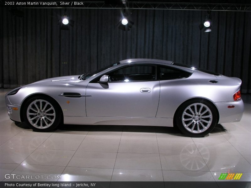 Silver / Black 2003 Aston Martin Vanquish