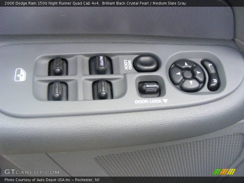 Brilliant Black Crystal Pearl / Medium Slate Gray 2006 Dodge Ram 1500 Night Runner Quad Cab 4x4
