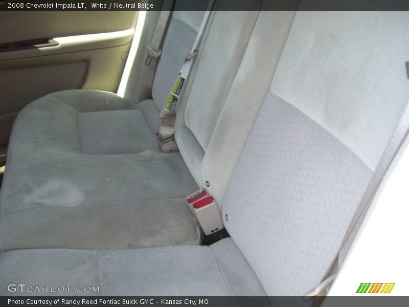 White / Neutral Beige 2008 Chevrolet Impala LT